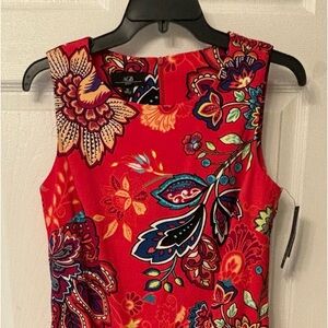 Sleeveless AGB stretch knit dress, NWT, size 10, pockets!